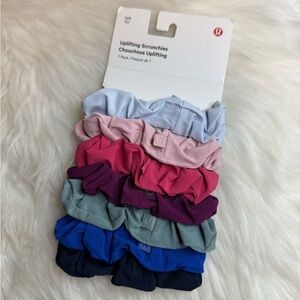 Lululemon Uplifting Scrunchies 7 Pack Hair Ties CRCP C8S8 6CTN